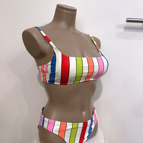 •Aerie• Striped Bikini Set S - Picture 2 of 10